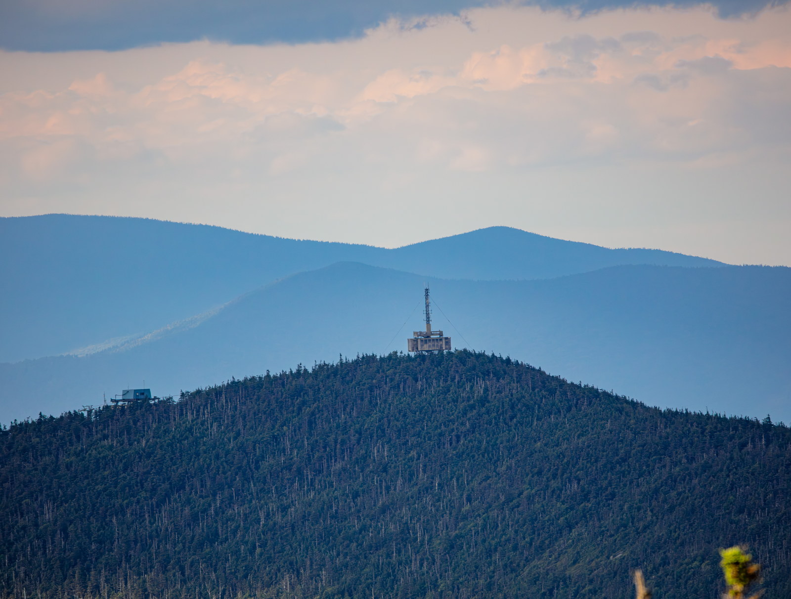 Vue de Mont Cannon dans les White Mountains