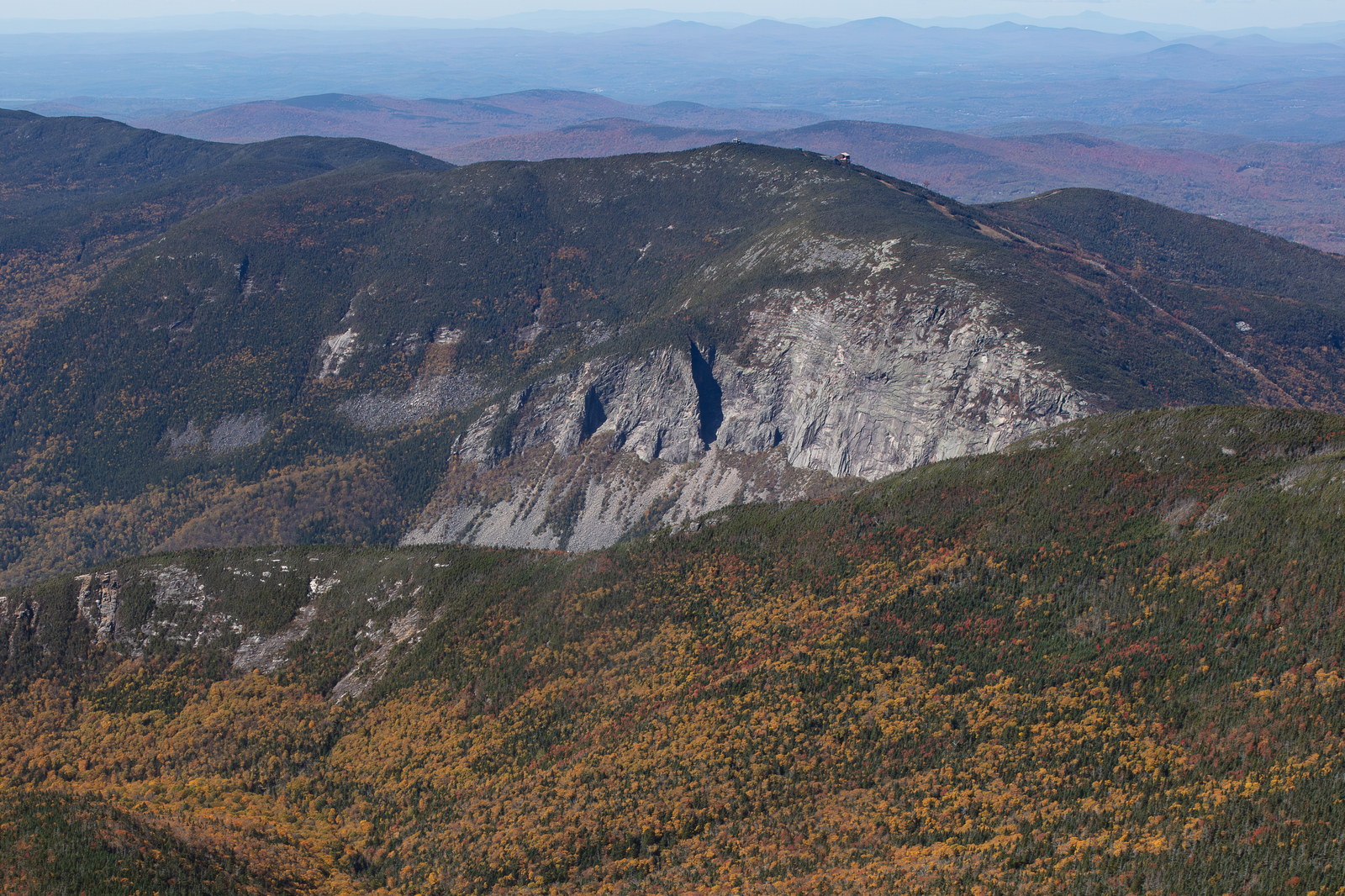 Vue de Mont Cannon dans les White Mountains