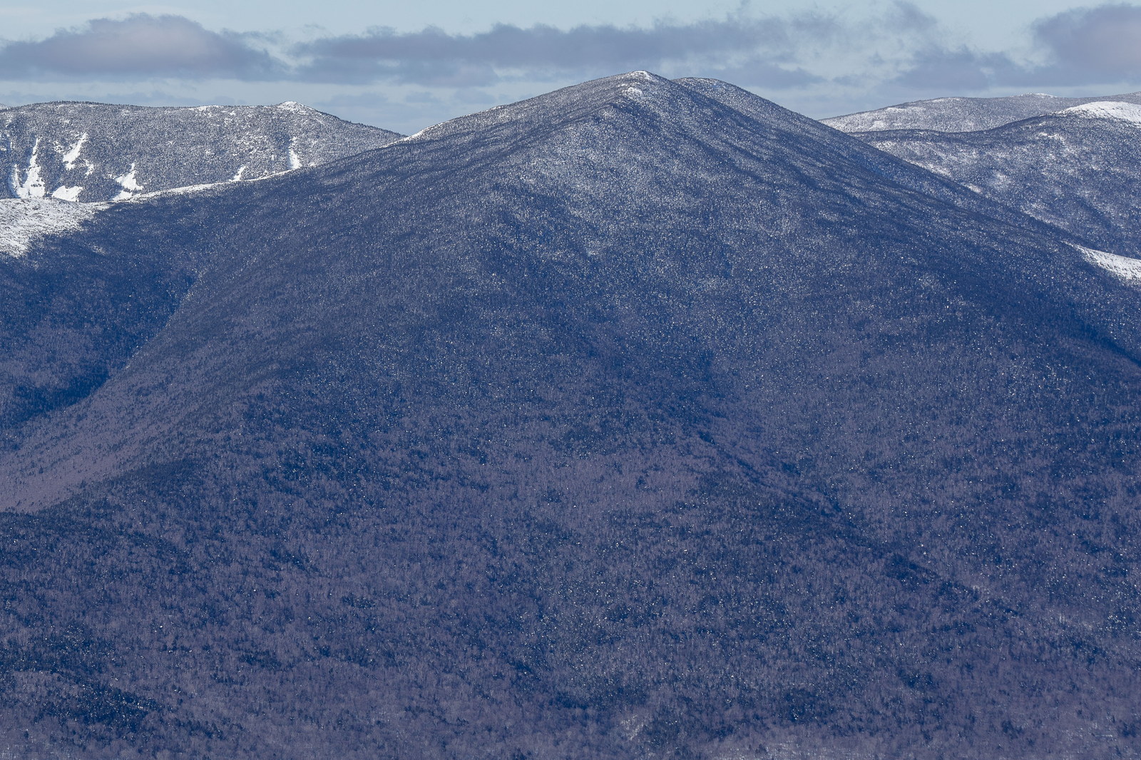 Vue de Mont Bond dans les White Mountains