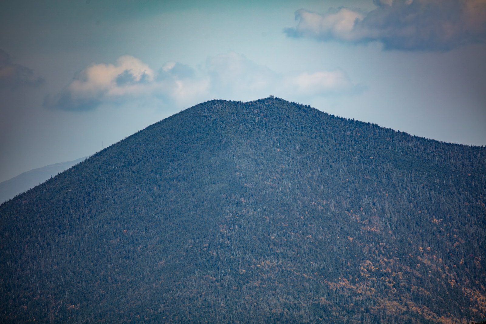 Vue de Mont Carrigain dans les White Mountains