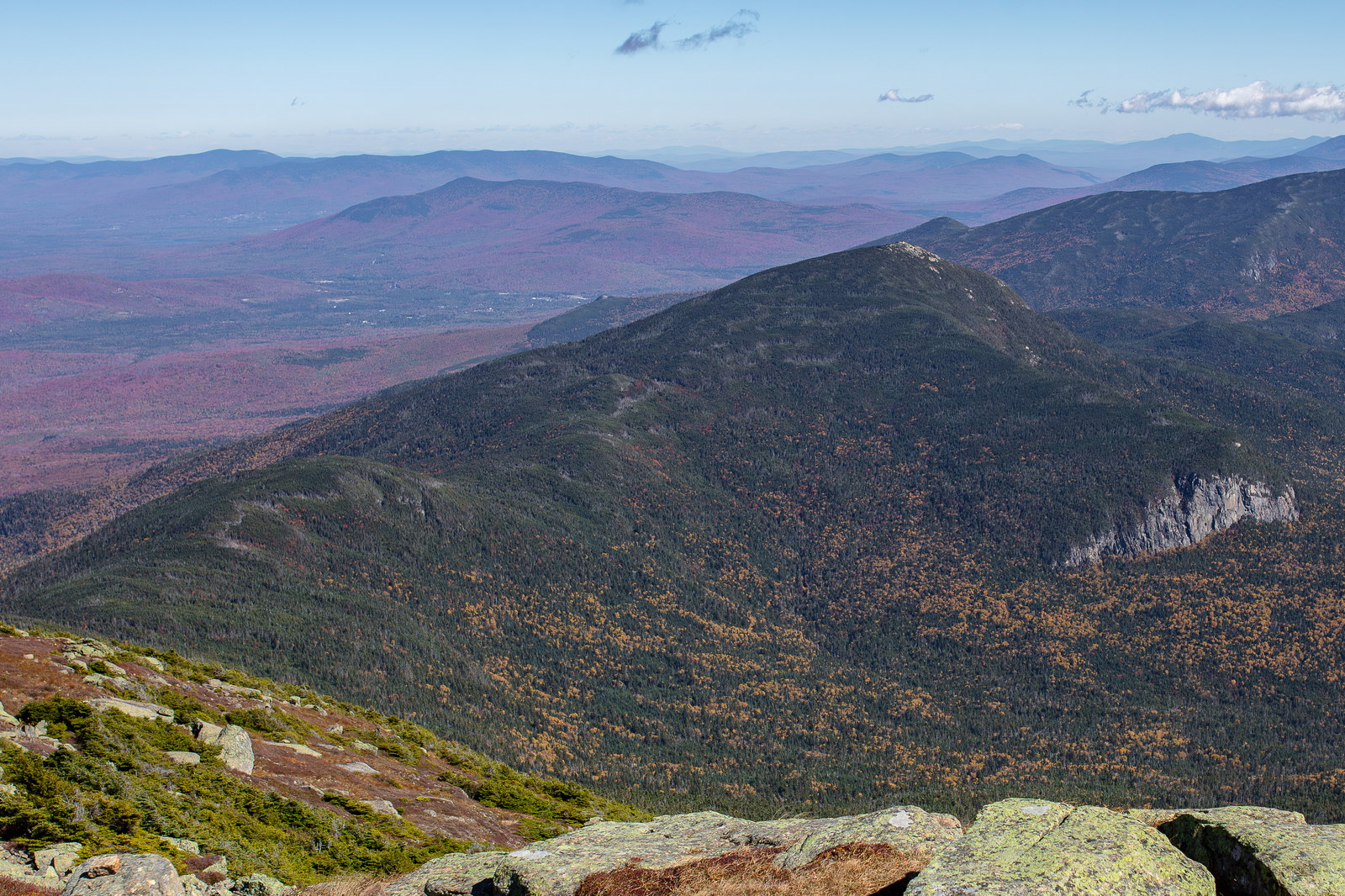 Vue de Mont Garfield dans les White Mountains