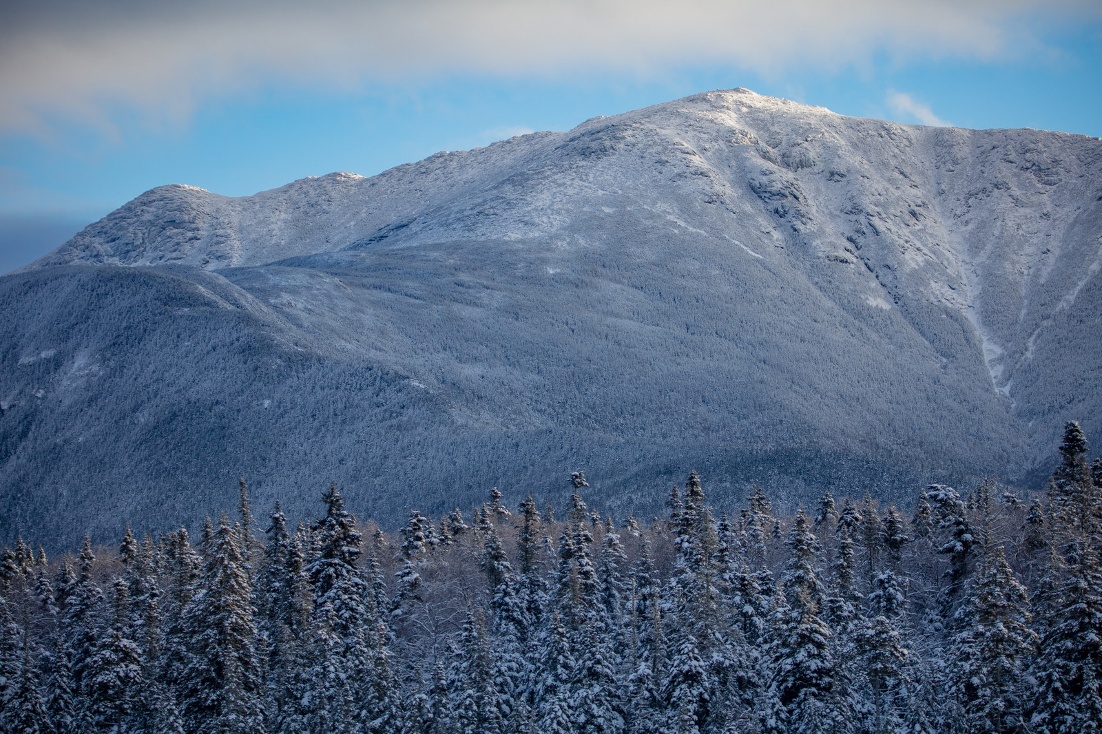 Vue de Mont Lafayette dans les White Mountains