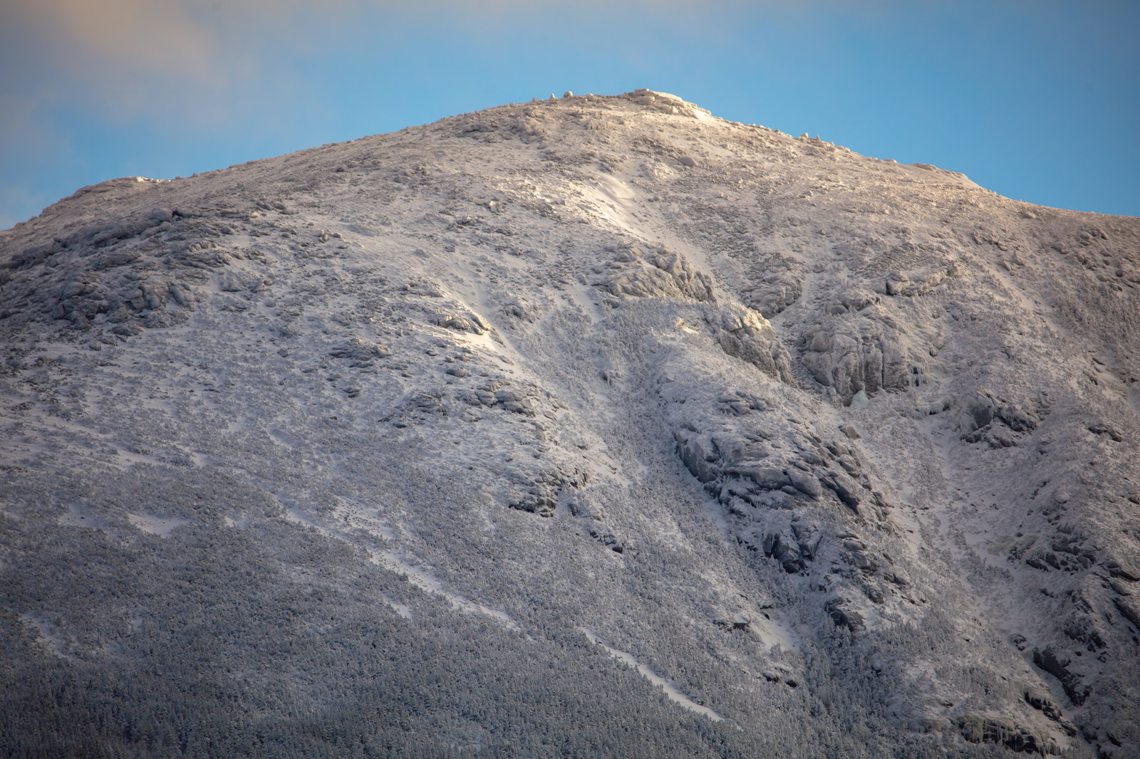 Vue de Mont Lafayette dans les White Mountains