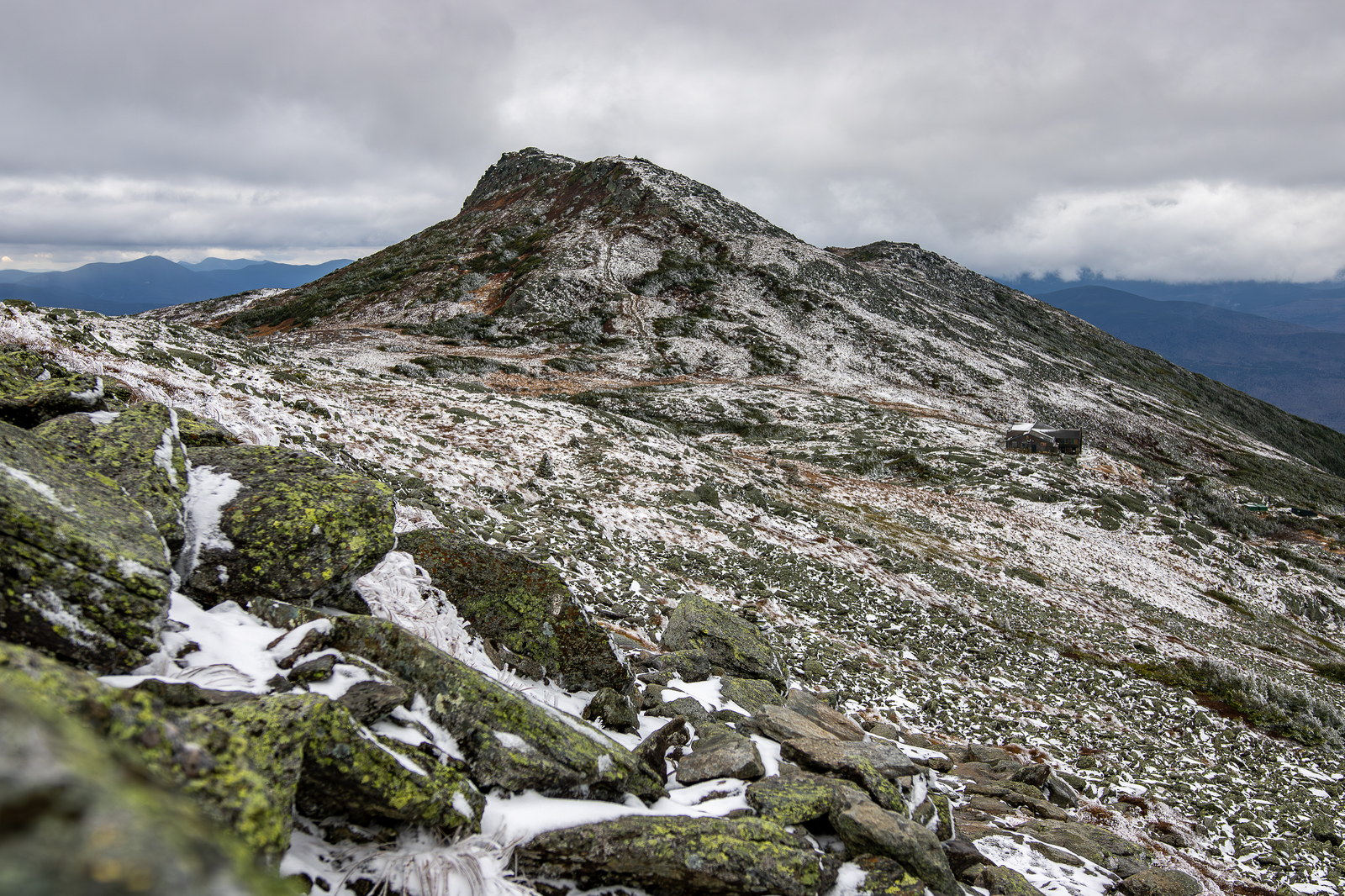 Vue de Mont Monroe dans les White Mountains