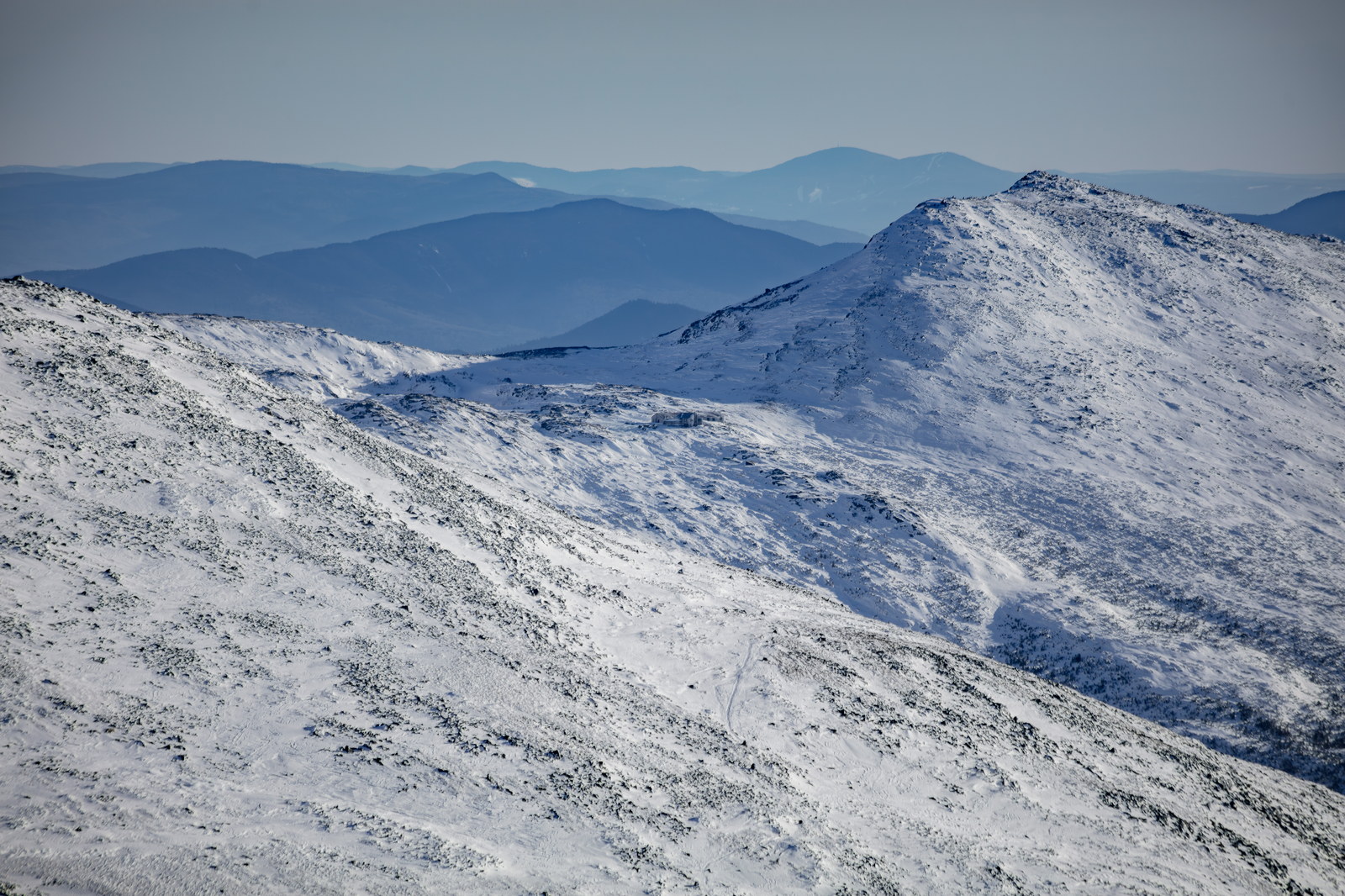 Vue de Mont Monroe dans les White Mountains