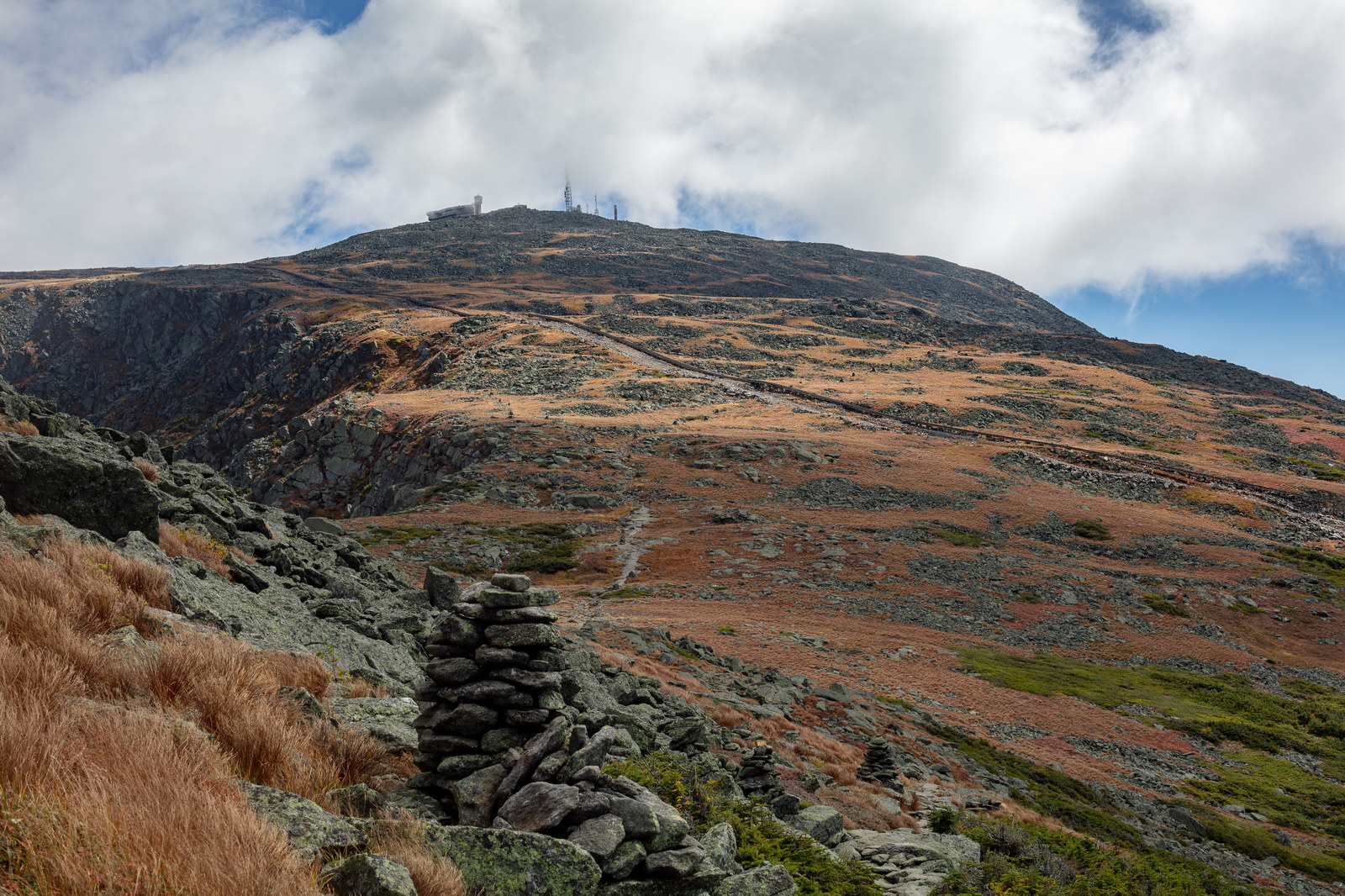 Vue de Mont Washington dans les White Mountains