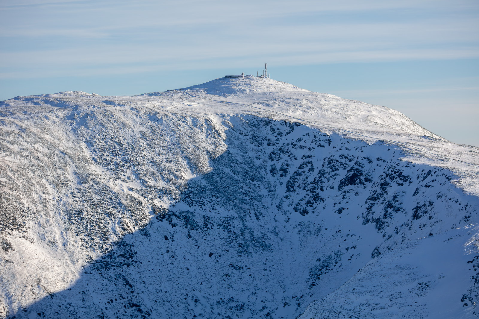 Vue de Mont Washington dans les White Mountains
