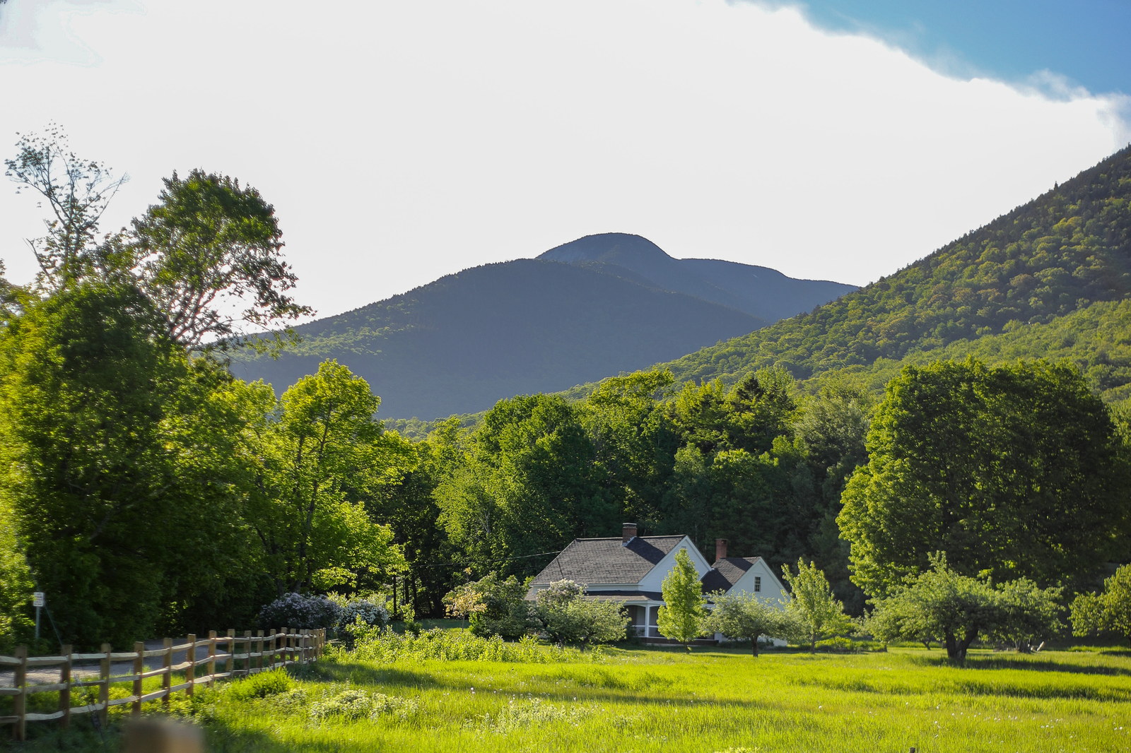 Vue de Mont Whiteface dans les White Mountains