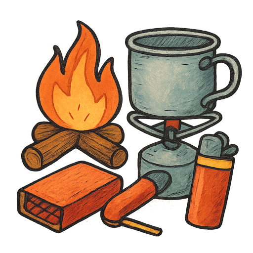 Fire & Heat gear illustration