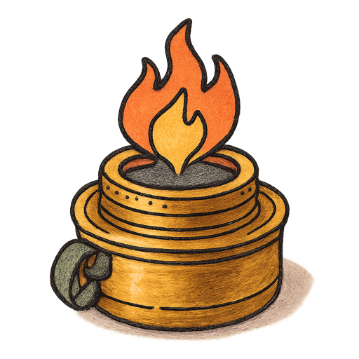 Alcohol Burner (Solo) gear illustration