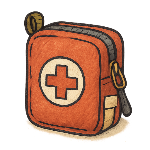 Minimalist First Aid Kit gear illustration