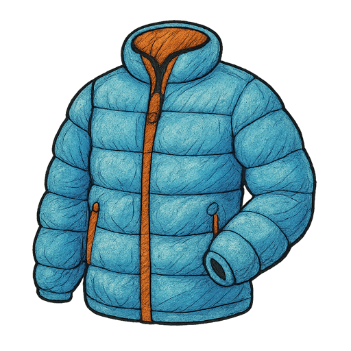 Synthetic Puffy gear illustration