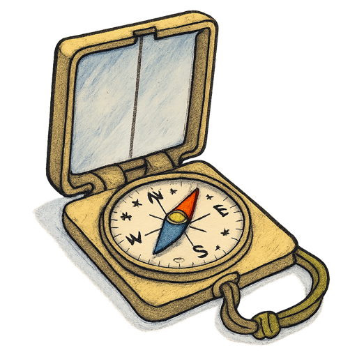 Mirror Compass gear illustration