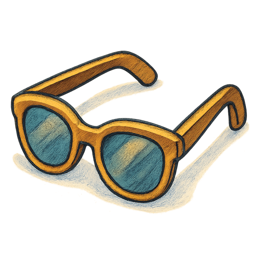 Sunglasses gear illustration