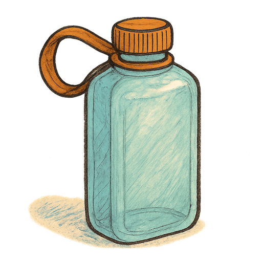 Rigid Water Bottle gear illustration